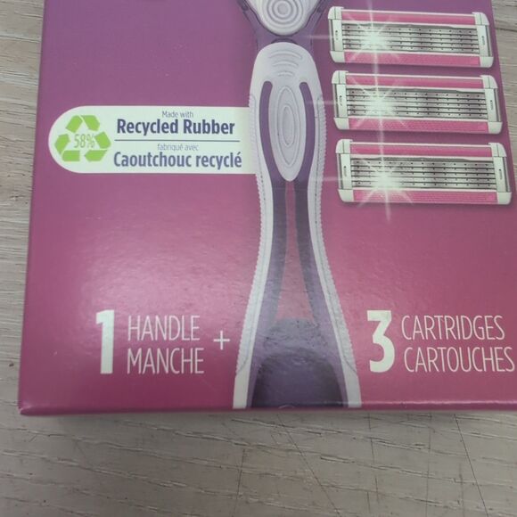 Lot Of 5 BIC Soleil Click 5 Women's Disposable Razor with 1 Handle and 3 Refills - Picture 3 of 5